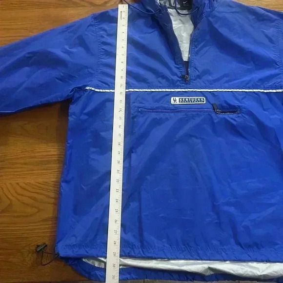 Vintage Nike team Kentucky Wildcats Basketball Short sleeve Rain Jacket Adult L - Picture 9 of 11